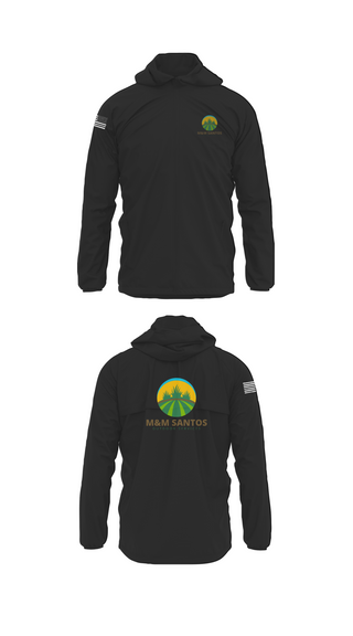 Windbreaker, M&M Santos Outdoor Services, , Teamtime, Team time, sublimation, custom sports apparel, team uniforms, spirit wear, spiritwear, sports uniforms, custom shirts, team store, custom team store, fundraiser sports, apparel fundraiser