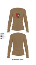 Fernmeldebataillon 4 95457693 Women's Long Sleeve V-neck Shirt - 2