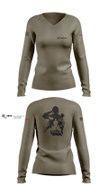 SGT Nelms 78775888 Women's Long Sleeve V-neck Shirt - 2