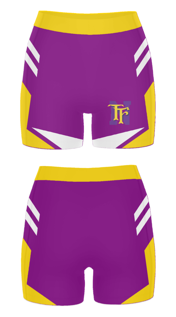 Women's Compression Shorts, Thornton Fractional North High School Track, Track & Field, Teamtime, Team time, sublimation, custom sports apparel, team uniforms, spirit wear, spiritwear, sports uniforms, custom shirts, team store, custom team store, fundraiser sports, apparel fundraiser