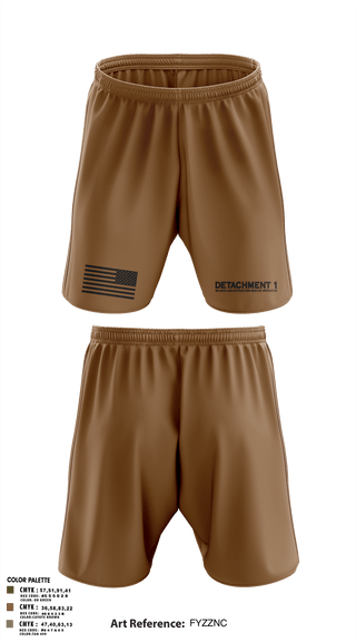 Athletic Shorts With Pockets, Detachment 1, Air Force, Teamtime, Team time, sublimation, custom sports apparel, team uniforms, spirit wear, spiritwear, sports uniforms, custom shirts, team store, custom team store, fundraiser sports, apparel fundraiser