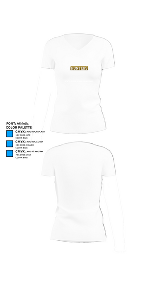 Womens Short Sleeve Vneck Shirt, Denfeld High School Basketball, Men's Basketball, Teamtime, Team time, sublimation, custom sports apparel, team uniforms, spirit wear, spiritwear, sports uniforms, custom shirts, team store, custom team store, fundraiser sports, apparel fundraiser
