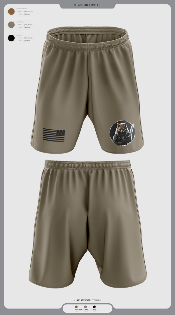 Athletic Shorts With Pockets, Fox Co., Army, Teamtime, Team time, sublimation, custom sports apparel, team uniforms, spirit wear, spiritwear, sports uniforms, custom shirts, team store, custom team store, fundraiser sports, apparel fundraiser
