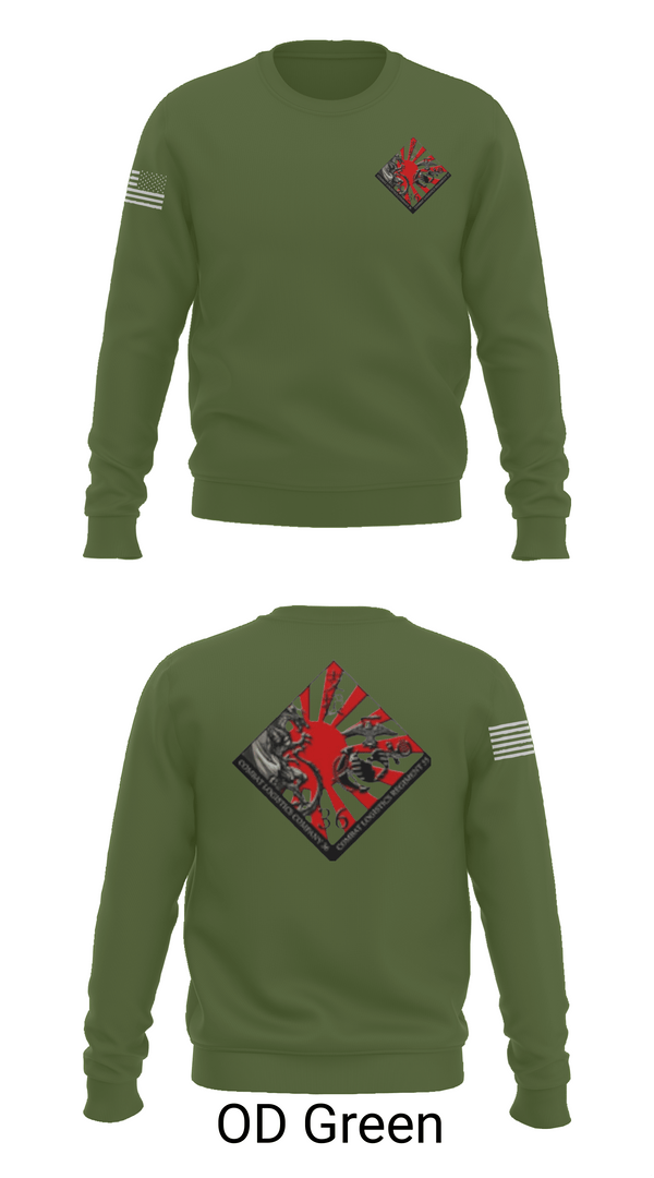 Crew Neck Sweatshirt, CLC 36 SUPPLY, Marines, Teamtime, Team time, sublimation, custom sports apparel, team uniforms, spirit wear, spiritwear, sports uniforms, custom shirts, team store, custom team store, fundraiser sports, apparel fundraiser
