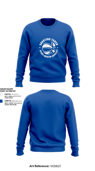Crew Neck Sweatshirt, Shooting Touch Boston Basketball, Women's Basketball, Teamtime, Team time, sublimation, custom sports apparel, team uniforms, spirit wear, spiritwear, sports uniforms, custom shirts, team store, custom team store, fundraiser sports, apparel fundraiser