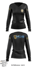 CID 22858529 Women's Long Sleeve V-neck Shirt - 3
