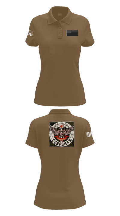 Hospital Corpsman 483709 Women's Short Sleeve Performance Polo  - 14