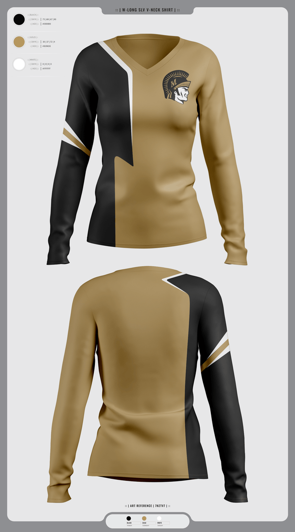 Womens Long Sleeve Vneck Shirt, Millington Central High School Wrestling, Wrestling, Teamtime, Team time, sublimation, custom sports apparel, team uniforms, spirit wear, spiritwear, sports uniforms, custom shirts, team store, custom team store, fundraiser sports, apparel fundraiser