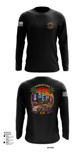 Long Sleeve Performance Shirt, 482D Civil Engineer Squadron, Air Force, Teamtime, Team time, sublimation, custom sports apparel, team uniforms, spirit wear, spiritwear, sports uniforms, custom shirts, team store, custom team store, fundraiser sports, apparel fundraiser