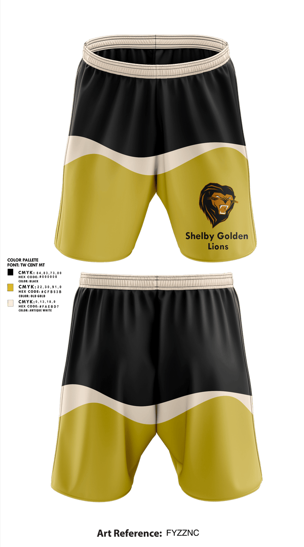 Athletic Shorts With Pockets, Shelby Golden Lions, Track & Field, Teamtime, Team time, sublimation, custom sports apparel, team uniforms, spirit wear, spiritwear, sports uniforms, custom shirts, team store, custom team store, fundraiser sports, apparel fundraiser