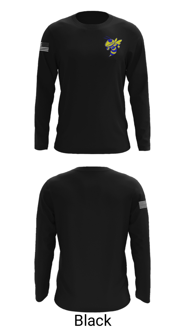 Long Sleeve Performance Shirt, Hillsdale High School Cheer, Cheer, Teamtime, Team time, sublimation, custom sports apparel, team uniforms, spirit wear, spiritwear, sports uniforms, custom shirts, team store, custom team store, fundraiser sports, apparel fundraiser
