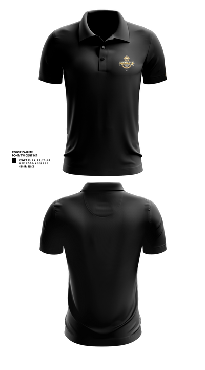 Pinnacle Martial Arts 28485454 Short Sleeve Performance Polo - 2