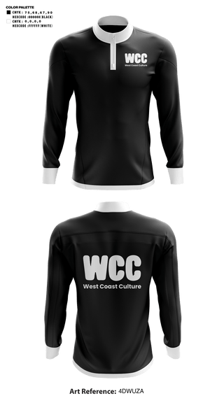 Quarter Zip Jacket, West Coast Culture, Men's Basketball, Teamtime, Team time, sublimation, custom sports apparel, team uniforms, spirit wear, spiritwear, sports uniforms, custom shirts, team store, custom team store, fundraiser sports, apparel fundraiser