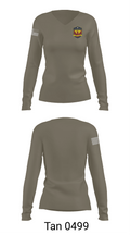 Wounded Warrior Battalion West 51783388 Women's Long Sleeve V-neck Shirt - 77