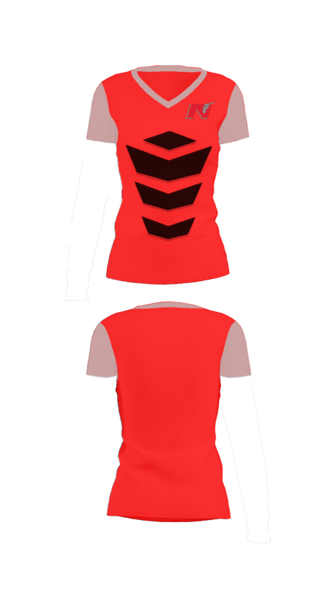 Women's Short Sleeve Vneck Shirt, Northern Oklahoma College-Tonkawa Campus, Softball, Teamtime, Team time, sublimation, custom sports apparel, team uniforms, spirit wear, spiritwear, sports uniforms, custom shirts, team store, custom team store, fundraiser sports, apparel fundraiser