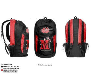 Gear Bag, Moundridge High School Basketball, Women's Basketball, Teamtime, Team time, sublimation, custom sports apparel, team uniforms, spirit wear, spiritwear, sports uniforms, custom shirts, team store, custom team store, fundraiser sports, apparel fundraiser