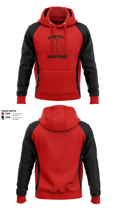 DuQuoin High School Volleyball 59254446 Hoodie - 1