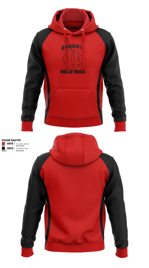 Hoodie, DuQuoin High School Volleyball, Women's Volleyball, Teamtime, Team time, sublimation, custom sports apparel, team uniforms, spirit wear, spiritwear, sports uniforms, custom shirts, team store, custom team store, fundraiser sports, apparel fundraiser