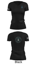 SOUTHSIDE CONCRETE 87978543 Women's Short Sleeve V-neck Shirt - 38