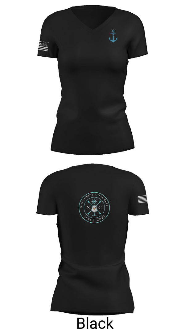 Womens Short Sleeve Vneck Shirt, SOUTHSIDE CONCRETE, , Teamtime, Team time, sublimation, custom sports apparel, team uniforms, spirit wear, spiritwear, sports uniforms, custom shirts, team store, custom team store, fundraiser sports, apparel fundraiser