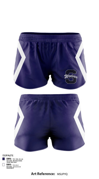 Womens Shorts, Shawnee Middle School Cheer, Cheer, Teamtime, Team time, sublimation, custom sports apparel, team uniforms, spirit wear, spiritwear, sports uniforms, custom shirts, team store, custom team store, fundraiser sports, apparel fundraiser