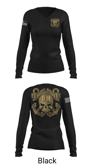 Women's Long Sleeve Vneck Shirt, DB, Navy, Teamtime, Team time, sublimation, custom sports apparel, team uniforms, spirit wear, spiritwear, sports uniforms, custom shirts, team store, custom team store, fundraiser sports, apparel fundraiser