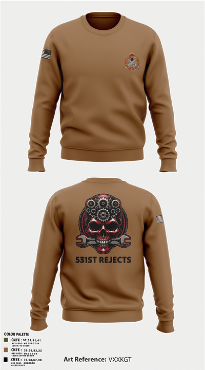 531st Hospital Center 19042289 Crew Neck Sweatshirt - 5