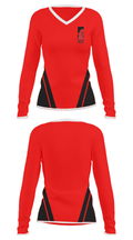 Southland High School Tennis 65645090 Women's Long Sleeve V-neck Shirt - 27