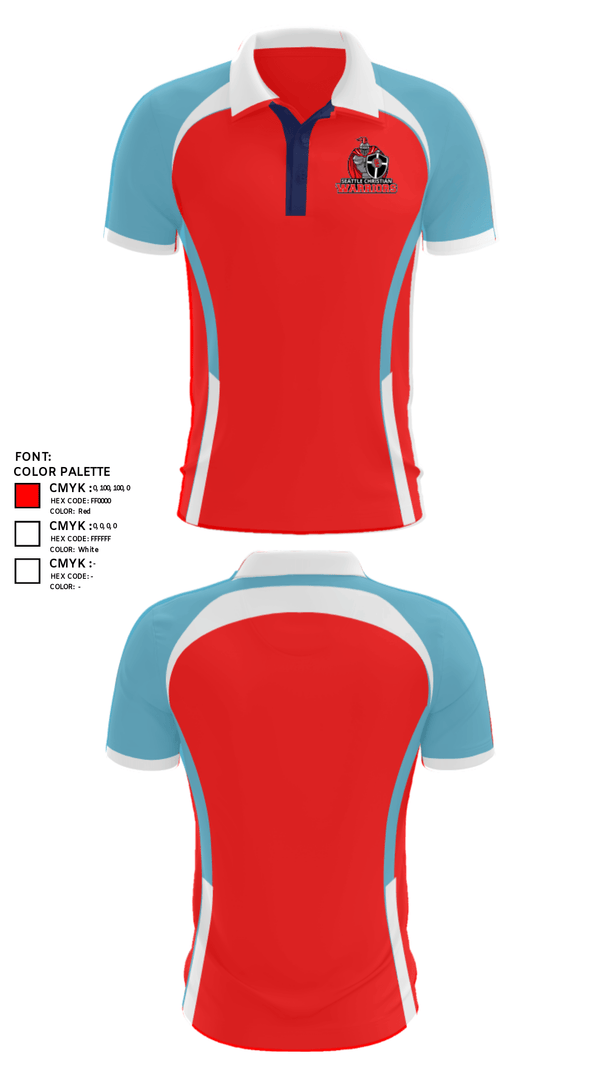 Short Sleeve Performance Polo, Seattle Christian School (High School) Track, Track & Field, Teamtime, Team time, sublimation, custom sports apparel, team uniforms, spirit wear, spiritwear, sports uniforms, custom shirts, team store, custom team store, fundraiser sports, apparel fundraiser