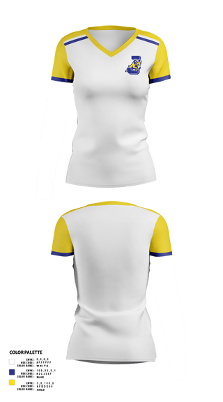 Womens Short Sleeve Vneck Shirt, Johnsonburg Area Senior High School Band, Spirit Store, Teamtime, Team time, sublimation, custom sports apparel, team uniforms, spirit wear, spiritwear, sports uniforms, custom shirts, team store, custom team store, fundraiser sports, apparel fundraiser