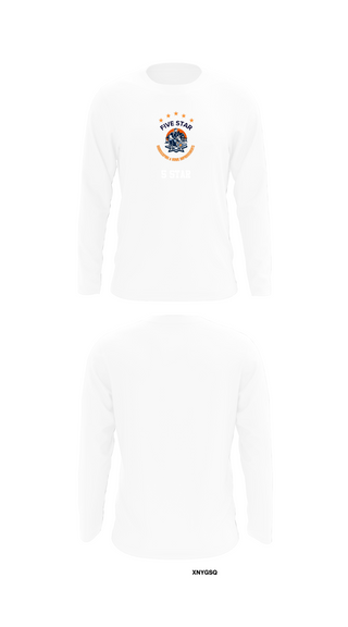 Long Sleeve Performance Shirt, 5 Star, , Teamtime, Team time, sublimation, custom sports apparel, team uniforms, spirit wear, spiritwear, sports uniforms, custom shirts, team store, custom team store, fundraiser sports, apparel fundraiser