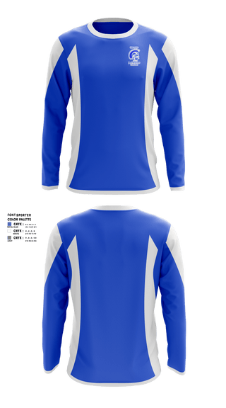 Long Sleeve Performance Shirt, Orland Jr Trojans Cheer, Cheer, Teamtime, Team time, sublimation, custom sports apparel, team uniforms, spirit wear, spiritwear, sports uniforms, custom shirts, team store, custom team store, fundraiser sports, apparel fundraiser
