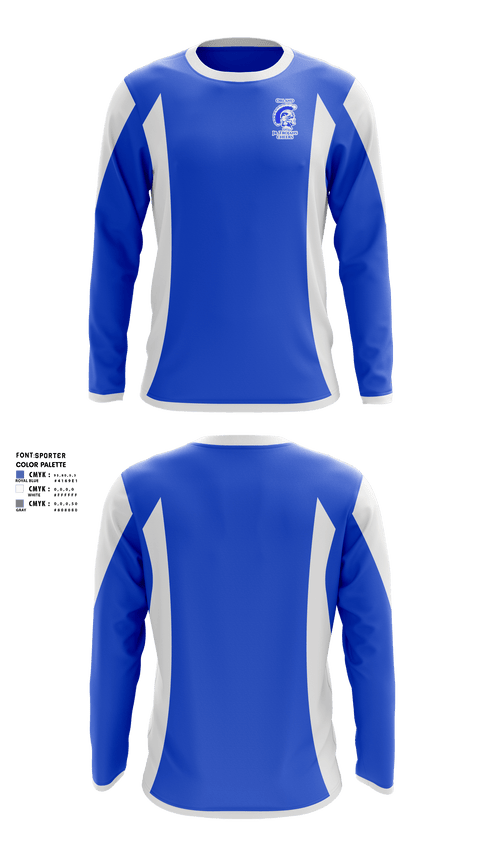 Long Sleeve Performance Shirt, Orland Jr Trojans Cheer, Cheer, Teamtime, Team time, sublimation, custom sports apparel, team uniforms, spirit wear, spiritwear, sports uniforms, custom shirts, team store, custom team store, fundraiser sports, apparel fundraiser