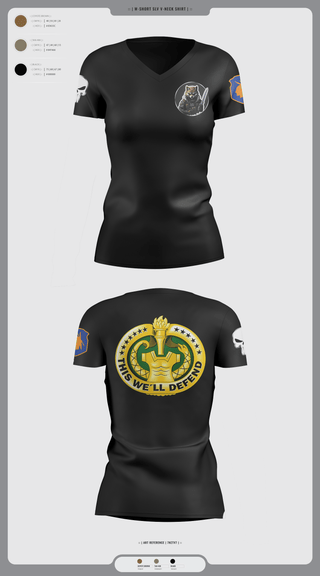 Womens Short Sleeve Vneck Shirt, Fox Co., Army, Teamtime, Team time, sublimation, custom sports apparel, team uniforms, spirit wear, spiritwear, sports uniforms, custom shirts, team store, custom team store, fundraiser sports, apparel fundraiser