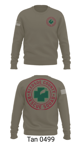 Crew Neck Sweatshirt, Bledsoe County Rescue Squad, , Teamtime, Team time, sublimation, custom sports apparel, team uniforms, spirit wear, spiritwear, sports uniforms, custom shirts, team store, custom team store, fundraiser sports, apparel fundraiser