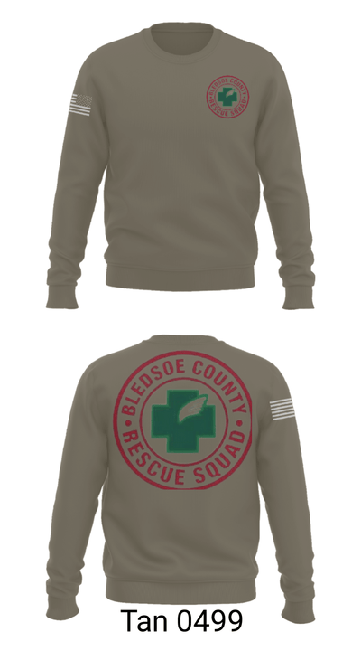 Bledsoe County Rescue Squad 83913637 Crew Neck Sweatshirt - 65