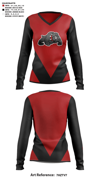 Womens Long Sleeve Vneck Shirt, Bucklin R-2 High School Cheer, Cheer, Teamtime, Team time, sublimation, custom sports apparel, team uniforms, spirit wear, spiritwear, sports uniforms, custom shirts, team store, custom team store, fundraiser sports, apparel fundraiser