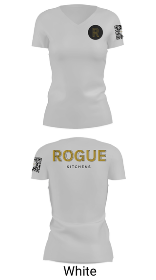 Womens Short Sleeve Vneck Shirt, Rogue kitchens, , Teamtime, Team time, sublimation, custom sports apparel, team uniforms, spirit wear, spiritwear, sports uniforms, custom shirts, team store, custom team store, fundraiser sports, apparel fundraiser