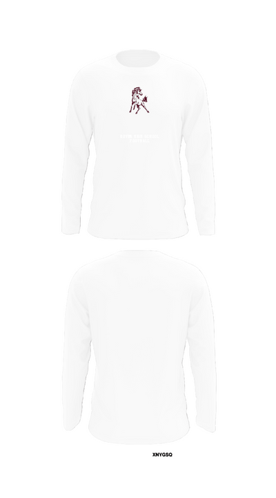 Bovina High School Football 56089228 Long Sleeve Performance Shirt - 8