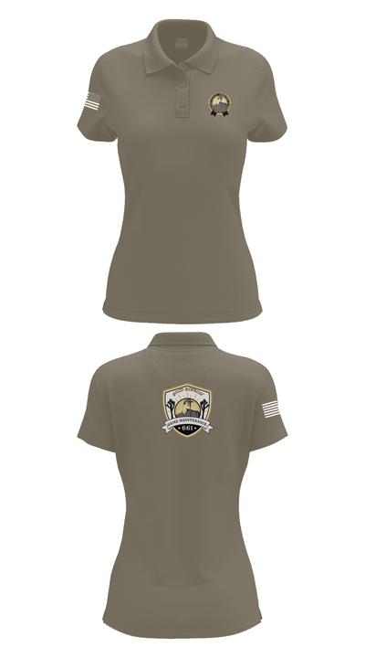 Gold Ribbon Home Maintenance 37613348 Women's Short Sleeve Performance Polo  - 34