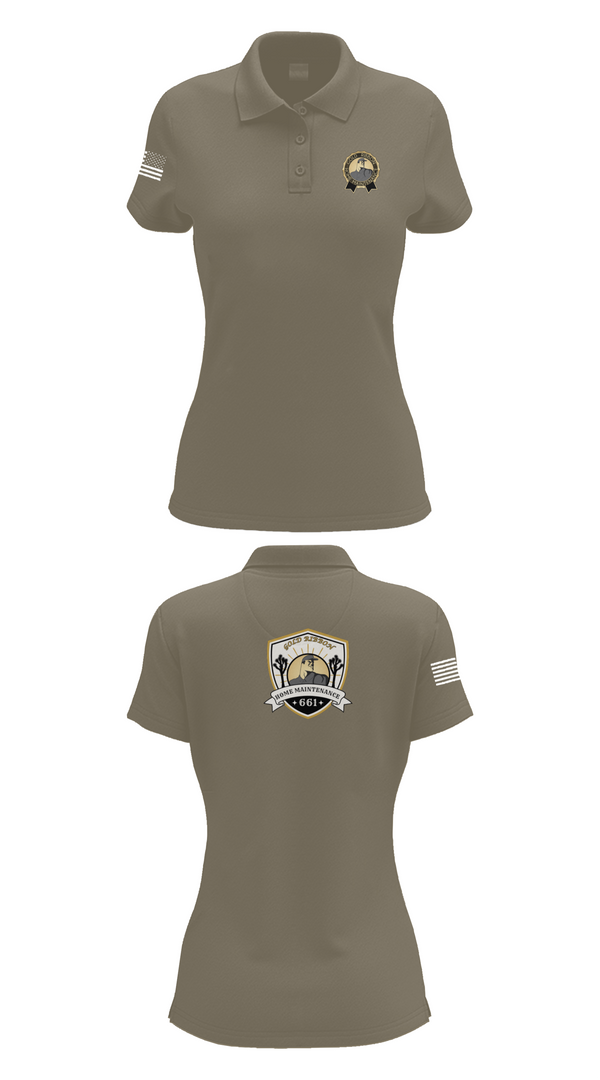 Womens Short Sleeve Performance Polo, Gold Ribbon Home Maintenance, , Teamtime, Team time, sublimation, custom sports apparel, team uniforms, spirit wear, spiritwear, sports uniforms, custom shirts, team store, custom team store, fundraiser sports, apparel fundraiser