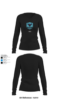 衛生 94122789 Women's Long Sleeve V-neck Shirt - 22