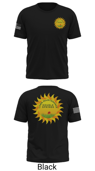 Old School Cotton Feel Shirt, Double Springs Lawn Maintenance, , Teamtime, Team time, sublimation, custom sports apparel, team uniforms, spirit wear, spiritwear, sports uniforms, custom shirts, team store, custom team store, fundraiser sports, apparel fundraiser