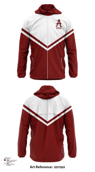 Windbreaker, Ardmore High School Cheer, Cheer, Teamtime, Team time, sublimation, custom sports apparel, team uniforms, spirit wear, spiritwear, sports uniforms, custom shirts, team store, custom team store, fundraiser sports, apparel fundraiser