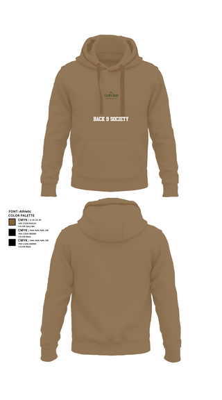 Hoodie, Back 9 Society, Golf, Teamtime, Team time, sublimation, custom sports apparel, team uniforms, spirit wear, spiritwear, sports uniforms, custom shirts, team store, custom team store, fundraiser sports, apparel fundraiser