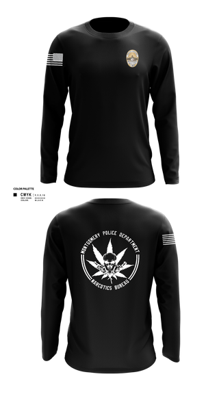 Long Sleeve Performance Shirt, NARCOTICS BUREAU, Police, Teamtime, Team time, sublimation, custom sports apparel, team uniforms, spirit wear, spiritwear, sports uniforms, custom shirts, team store, custom team store, fundraiser sports, apparel fundraiser