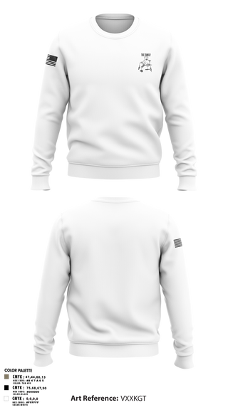 Crew Neck Sweatshirt, 2nd PLT A CO-The Family, Army, Teamtime, Team time, sublimation, custom sports apparel, team uniforms, spirit wear, spiritwear, sports uniforms, custom shirts, team store, custom team store, fundraiser sports, apparel fundraiser