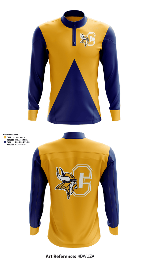 Quarter Zip Jacket, Walled Lake Central Gymnastics, Spirit Store, Teamtime, Team time, sublimation, custom sports apparel, team uniforms, spirit wear, spiritwear, sports uniforms, custom shirts, team store, custom team store, fundraiser sports, apparel fundraiser