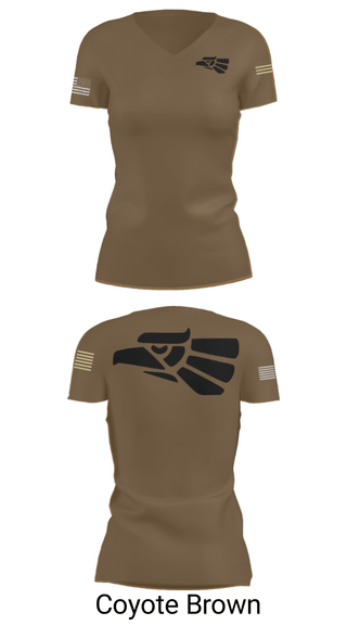 Women's Short Sleeve Vneck Shirt, 578th A Co, National Guard, Teamtime, Team time, sublimation, custom sports apparel, team uniforms, spirit wear, spiritwear, sports uniforms, custom shirts, team store, custom team store, fundraiser sports, apparel fundraiser