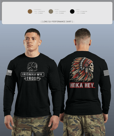 Comanche Squad 4858933 Long Sleeve Performance Shirt - 16